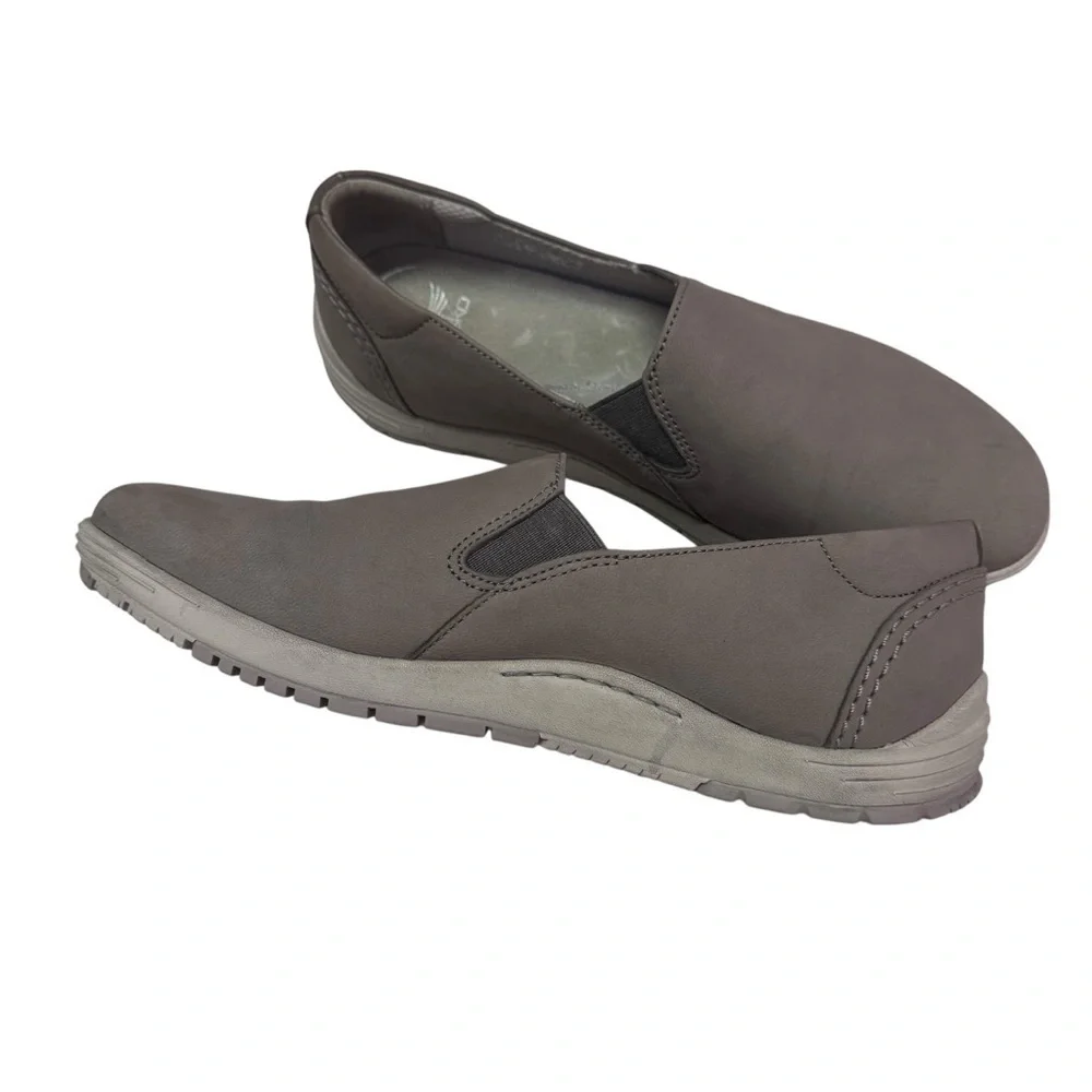 Dansko Gray Flats Comfortable Slip-Ons